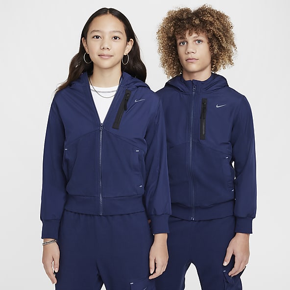 Blue Therma FIT Hoodies Sweatshirts. Nike CA